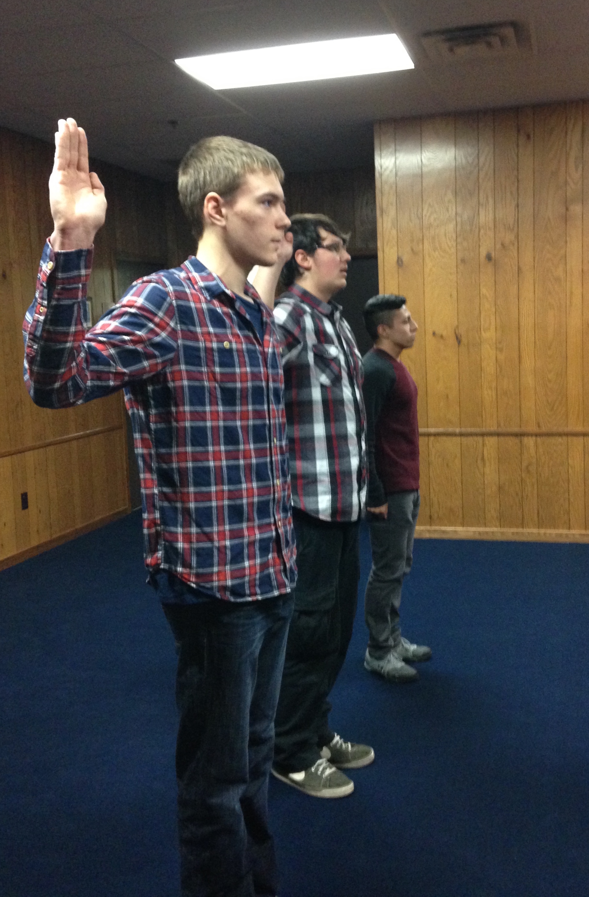 Neil swearing in