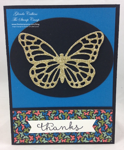 Gold Glimmer Butterfly