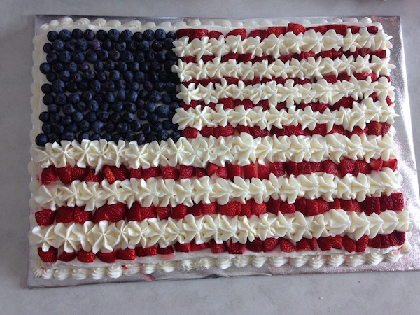 Flag Cake