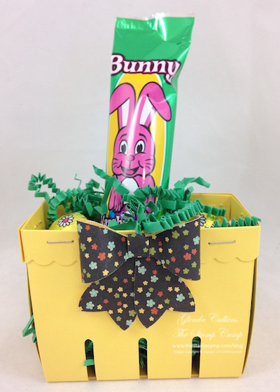 Yellow mini basket