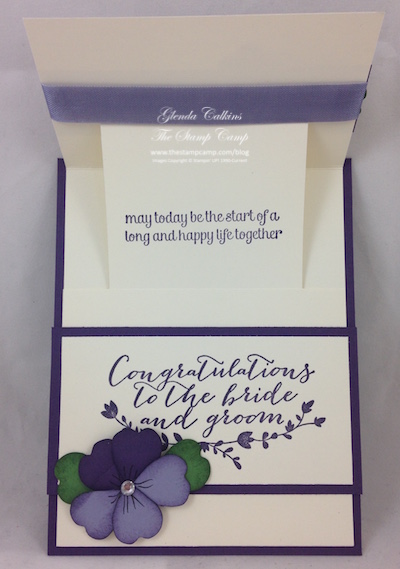 Eggplant Pansy Wedding