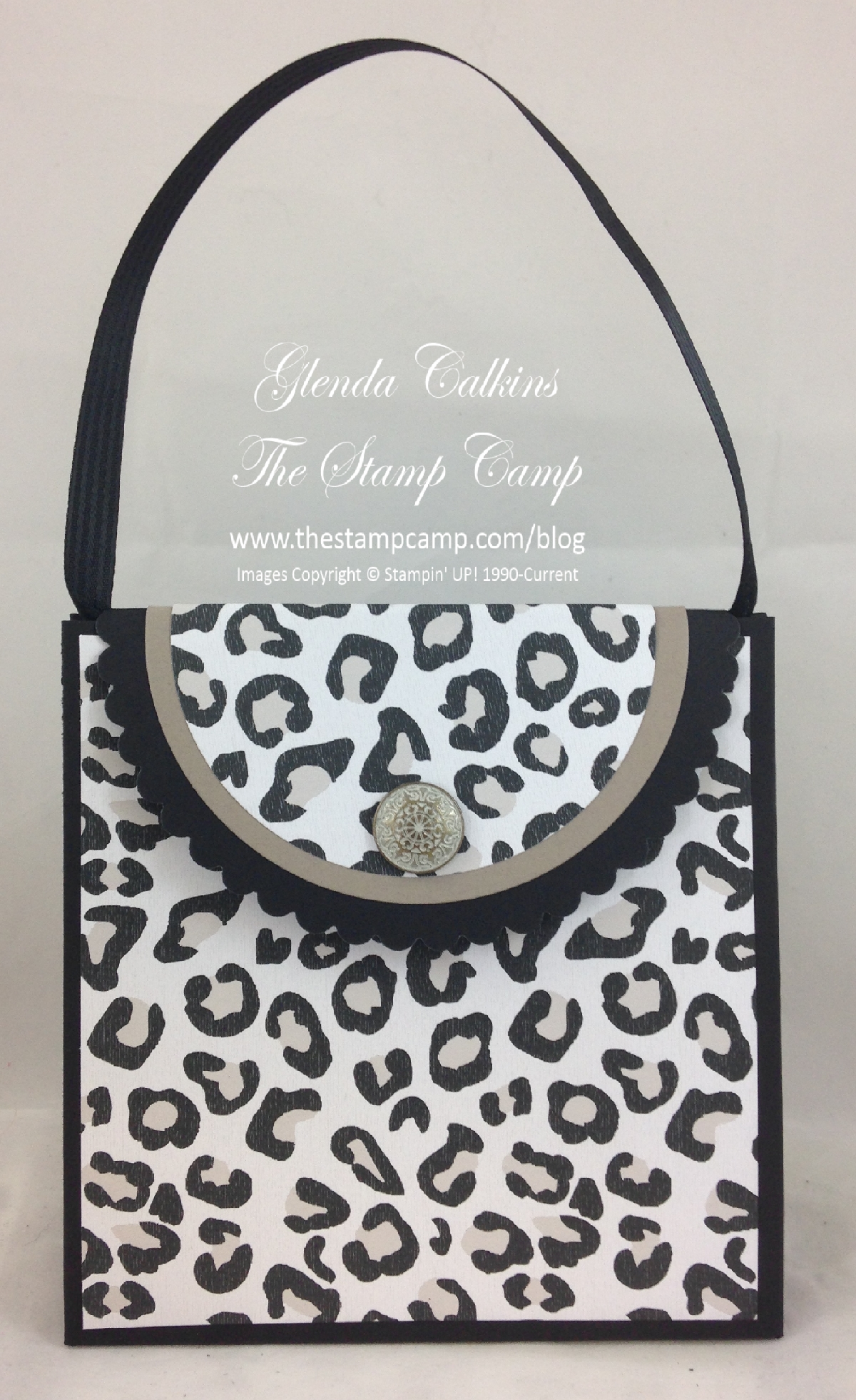 Go Wild Gift Bag Punch Board Purse