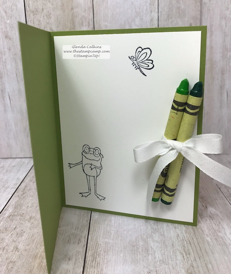 So Hoppy Together makes a great card for kids to color. This set is free with a min. $50.00 order. details on my blog: www.thestampcamp.com #stampinup #saleabration #thestampcamp #cards