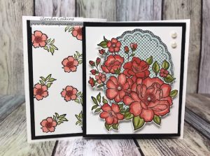 Calypso Coral Lovely Lattice Birthday Card