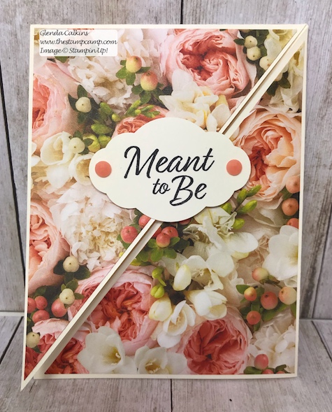 Let the beauty of the Designer Series Papers be the focal point and do the work for your cards. Visit my blog: www.thestampcamp.com #thestampcamp #stampinup #wedding #handmadecards