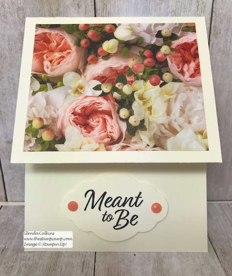 Let the beauty of the Designer Series Papers be the focal point and do the work for your cards. Visit my blog: www.thestampcamp.com #thestampcamp #stampinup #wedding #handmadecards