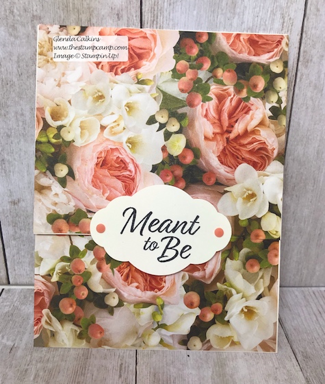 Let the beauty of the Designer Series Papers be the focal point and do the work for your cards. Visit my blog: www.thestampcamp.com #thestampcamp #stampinup #wedding #handmadecards