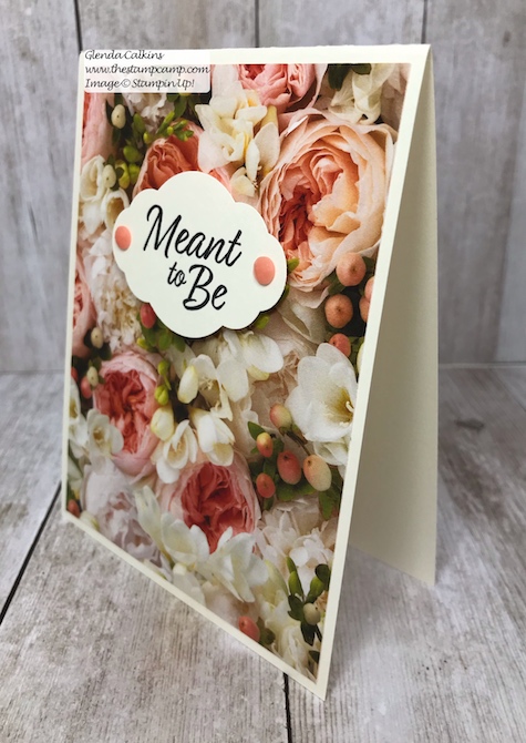 Let the beauty of the Designer Series Papers be the focal point and do the work for your cards. Visit my blog: www.thestampcamp.com #thestampcamp #stampinup #wedding #handmadecards