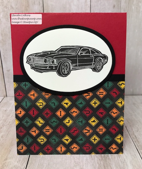 This is my featured stamp set for May Geared Up Garage. Each card is also a gift card holder; great for Father's Day or Birthday's. Details on my blog: www.thestampcamp.com #garagegear #stampinup #thestampcamp #masculine #giftcardholder
