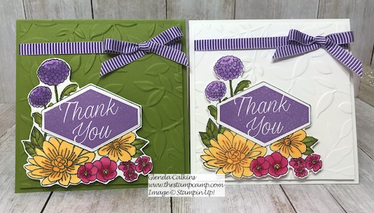 This is the Accented Blooms stamp set from Stampin' Up! It has a coordinating punch to go with the sentiments in the stamp set. It is called the Tailored Tag punch. Details are on my blog here: https://wp.me/p59VWq-ajj #stampinup #tailoredtag #punches #thestampcamp
