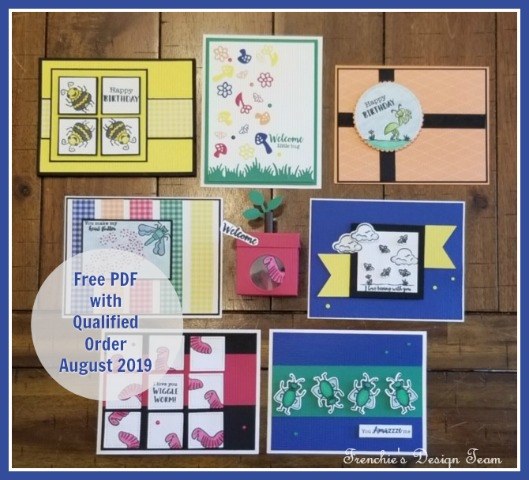 August Customer Appreciation PDF file is All About The Bugs With The Wiggle Worm Bundle from Stampin' Up! Details on my blog: /all-about-the-bugs-with-the-wiggle-worm-bundle/ #stampinup #bugs #thestampcamp