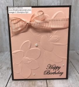 Stampin' Up! Magnolia 3D Embossing Folder