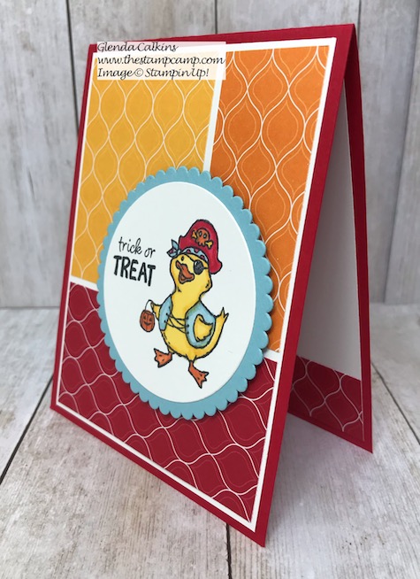 This is the Birds of a Feather stamp set from Stampin' Up! It has a cute little critter to take you from Halloween through Valentine's Day! Details and PDF File on my blog here: https://wp.me/p59VWq-aoL #stampinup #birdsofafeather #thestampcamp #stamps