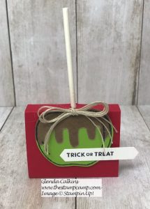 Harvest Hellos Caramel Apple Treat Holder
