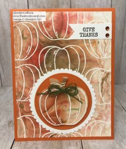 Harvest Hellos Pumpkins Embossed Resists