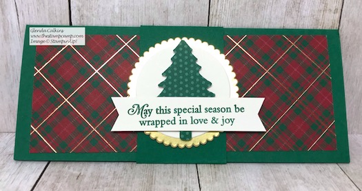 Need a quick gift idea? How about this adorable Money or Check Holder? Details on my blog here: https://wp.me/p59VWq-aCZ #stampinup #thestampcamp #handmadegift #moneyholder