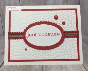 Spin Off from December Paper Pumpkin Kit