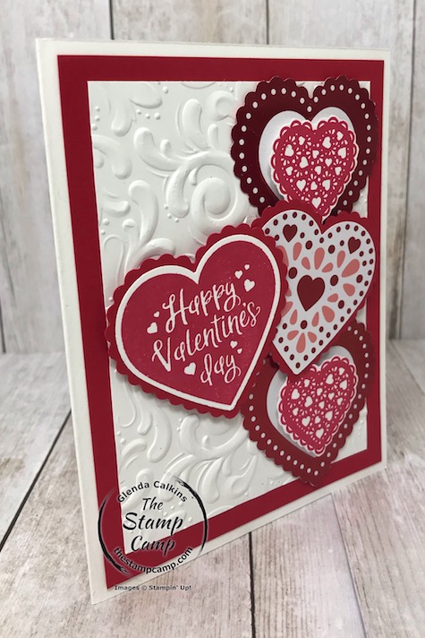 The Heartfelt Bundle is the perfect stamp set and punches for Valentine's Day Cards create them quick and easily with this bundle. Details on my blog here: https://wp.me/p59VWq-aJi #stampinup #valentinesday #thestampcamp #heartfelt