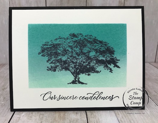 Brayering Backgrounds for Sympathy Cards