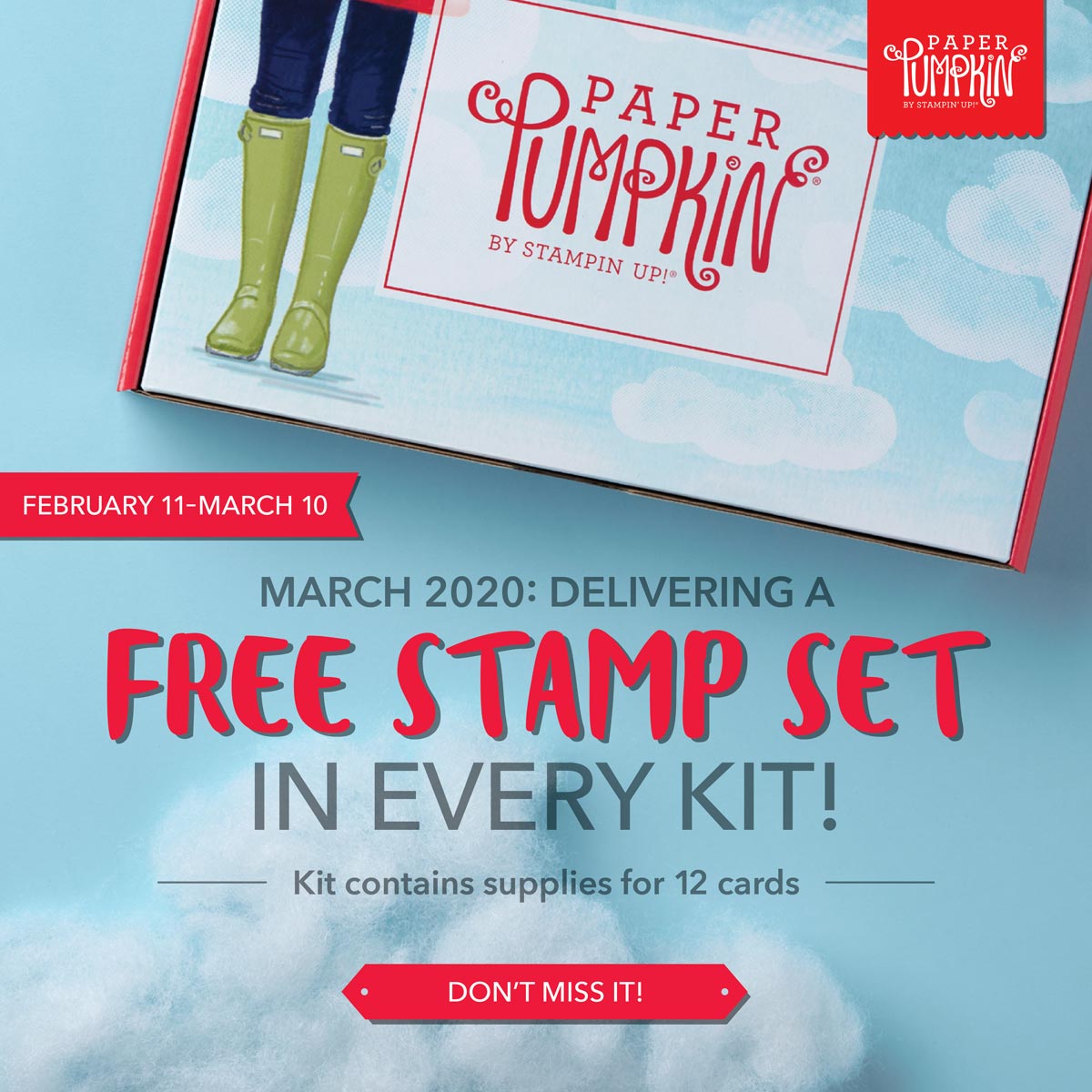 Stampin' Up! Paper Pumpkin News 3 Days Left