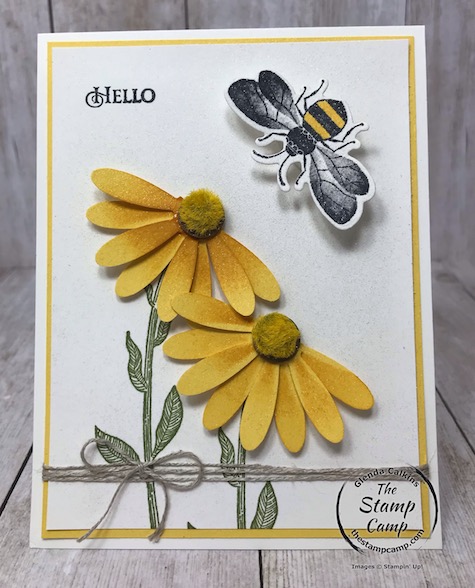 Creating a Coneflower and a Wobble Bee