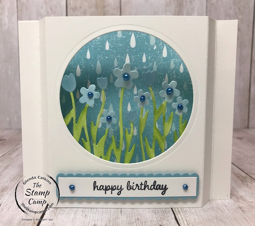 Sending Flowers Diorama Card
