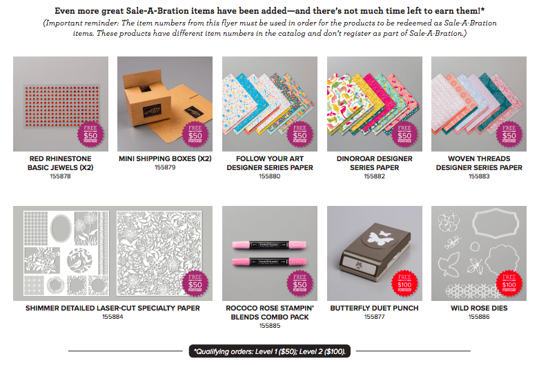Third Release of Sale-a-bration is HERE!