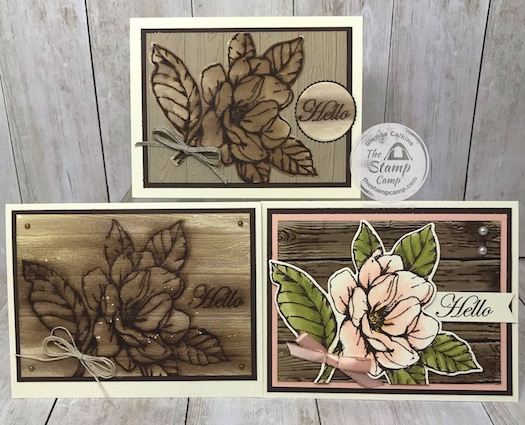 Faux Wood Burning with Good Morning Magnolia