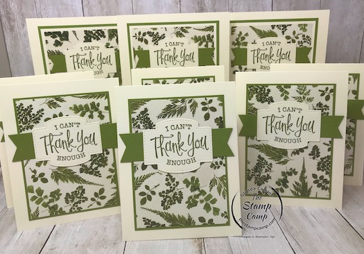 Pressed Petals Designer Paper Thank You Cards