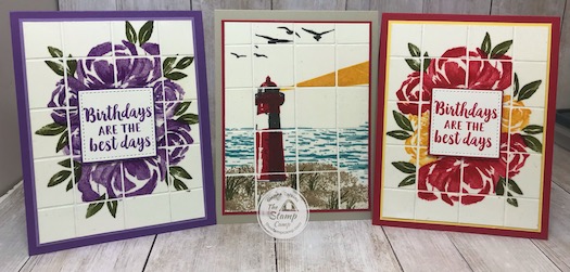 Faux Tile with Best Plaid Builder Dies Trio