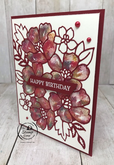 The baby wipe technique can bring results that you really have never thought to try before. This card started off being a hideous color but after it dried I dug it out of the garbage and created these cards. What do you think? Details are on my blog here: https://wp.me/p59VWq-blS #stampinup #technique #babywipe #thestampcamp