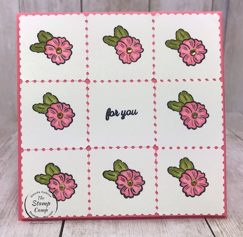 With the Postage Stamp Punch you can create fun and different cards with a variety of techniques. These techniques can be done with the Posted for You stamp set or without them; the option is yours but I will say the Posted for You stamp set is awesome. Stop by my blog for all the details here: https://wp.me/p59VWq-bki. #stampinup #postagestamp #punch #thestampcamp