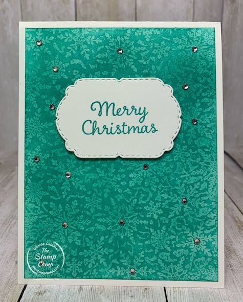 Technique Tuesday Using Winter Snow Folder