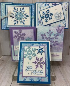 October Featured Stamp Set Snowflake Wishes Bundle