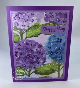 Fun Fold Friday - Accordion Hydrangea Hill