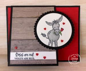 Fun Fold Friday - Darling Donkeys Front Flap