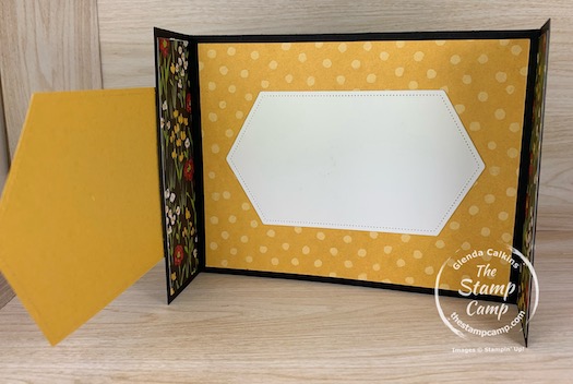 It's Fun Fold Friday and I'm calling this fun fold the Stitched Nested Bridge card. It uses the Stitched Nested Dies and they create a bridge from one side of the card front to the other. #stampinup #thestampcamp #funfold #stitchednesteddies
