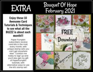 Bouquet of Hope Paper Pumpkin Free PDF file