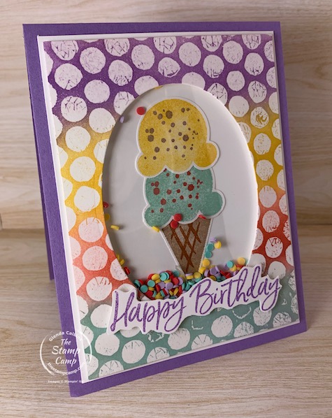 It's Try It Thursday and this is a spin on the Bubble Wrap Background technique. It is a Bubble Wrap Emboss Resist technique. Give it a try! #thestampcamp #stampinup #technique