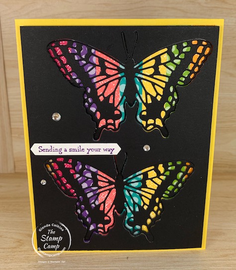 Today's technique is a spin on the Joseph's Coat technique but with Die Cuts instead of stamps and ink. I call this the Faux Joseph's coat Technique. #thestampcamp #stampinup #technique