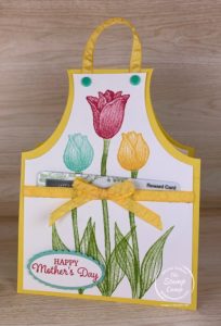 How To Create A Cute Apron Card/Gift Card Holder