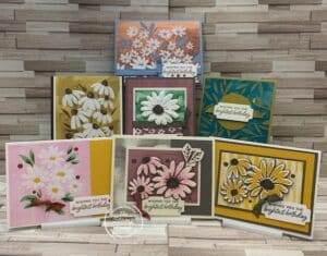 Seven One Sheet Wonder Cards With Fresh As A Daisy