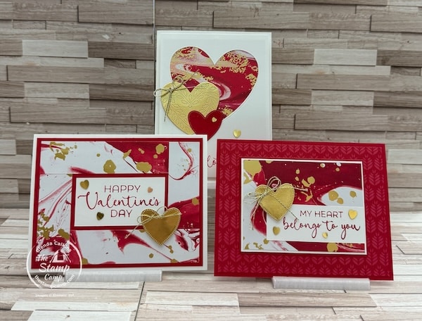 marbled elegance designer series paper card kits
