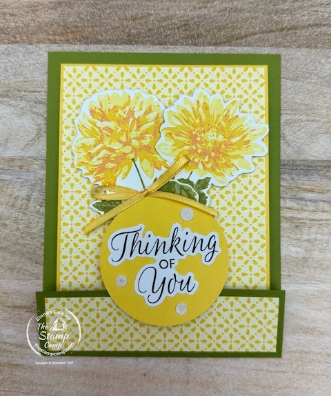 simple matchbook fold card
