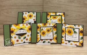 Five Creative One Sheet Wonder Card Techniques Using Floral Impressions