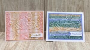 Easy Stamping Techniques Using Ink Refills and 3D Embossing Folders